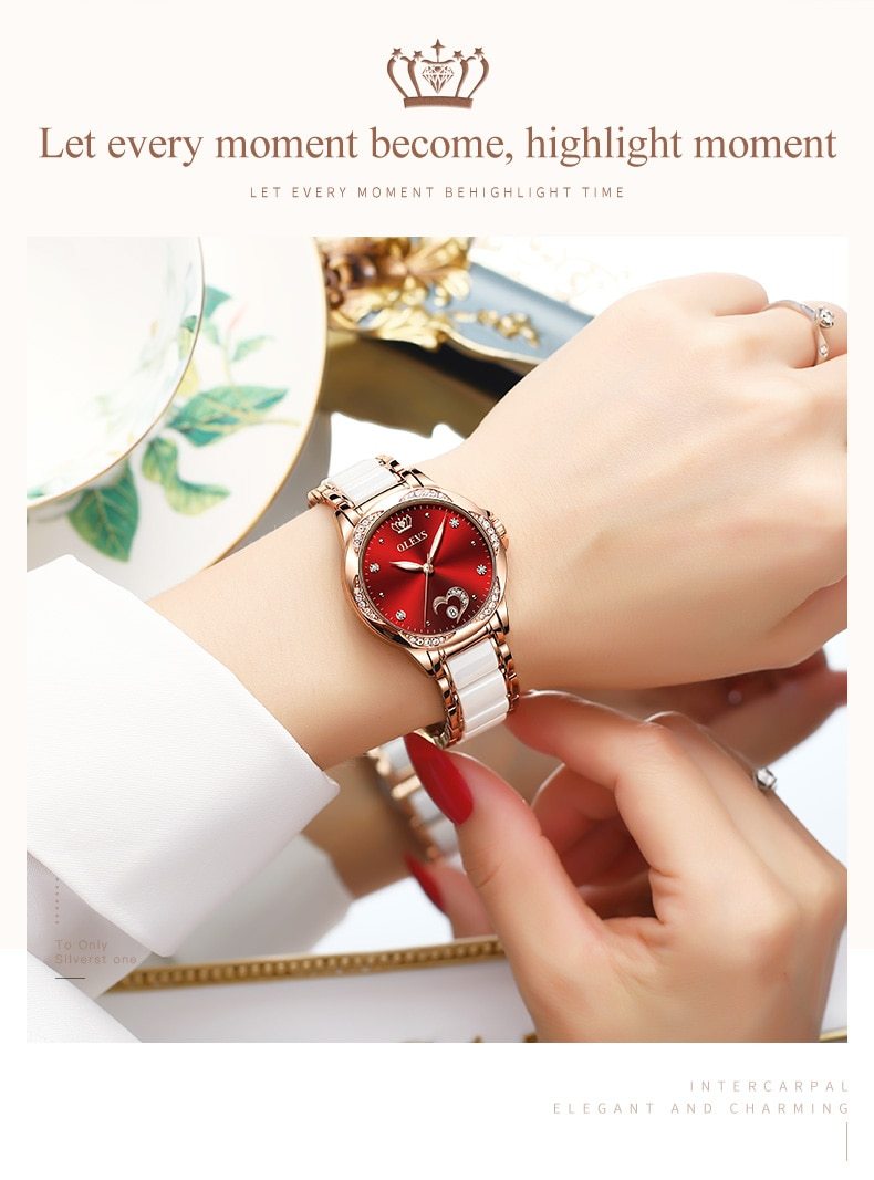 Luxury Waterproof Automatic Mechanical Gold Plated Watch - The Trendy Accessories Store