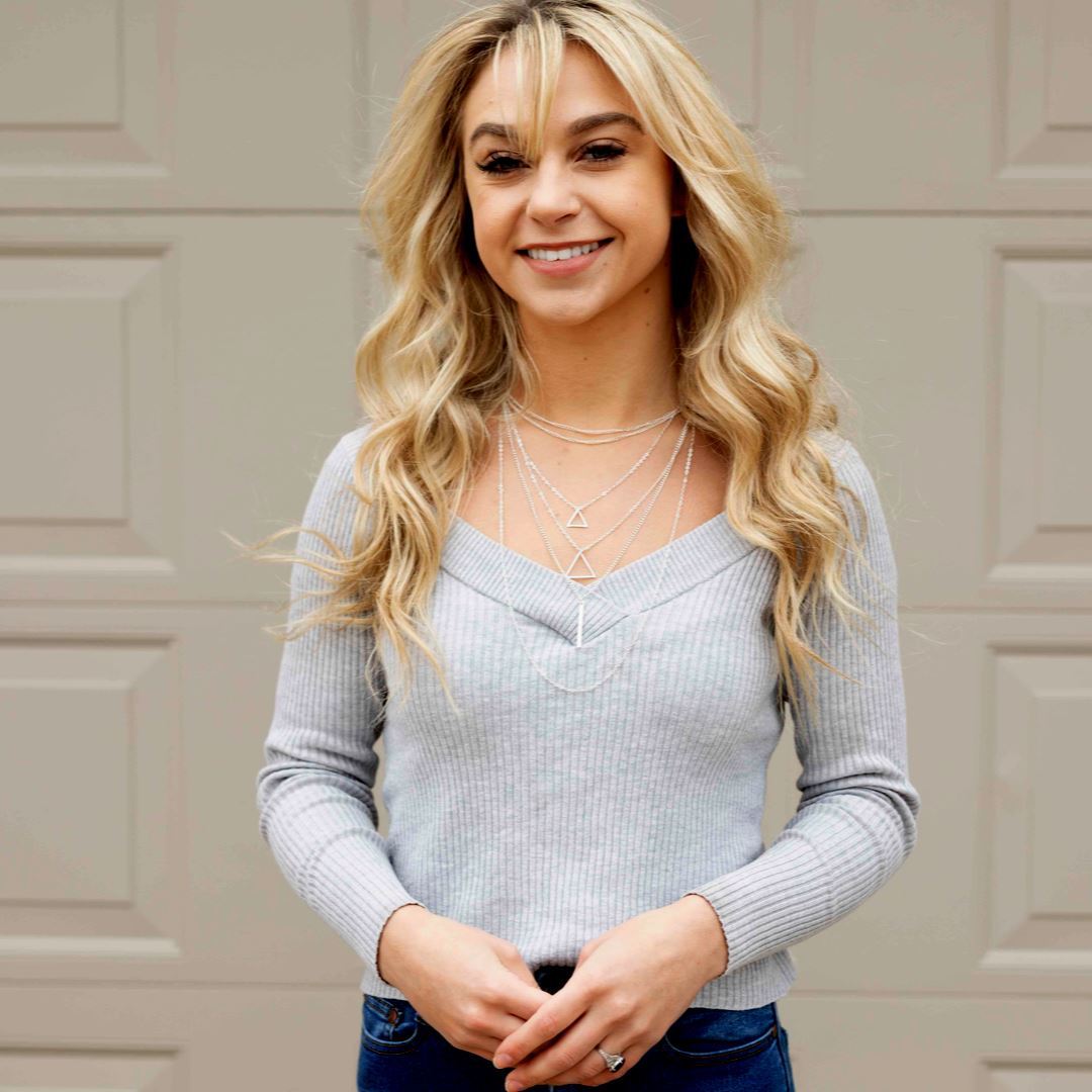 Double Triangle Multilayer Necklace - The Trendy Accessories Store