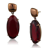 Coffee light Stainless Steel Earrings