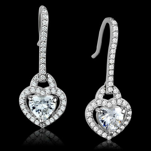 Sterling Silver Earrings with Premium Grade Stone - The Trendy Accessories Store
