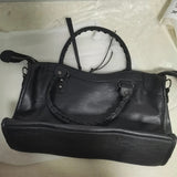 Women’s Trendy Motorcycle Tote – Leather Shoulder & Crossbody