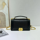 Trendy Women’s Mini Square Bag – Convertible Chain Strap Crossbody & Shoulder Purse for Stylish Moms