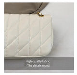 High-End Small Luxury Chain Bag for Women – Diamond Grid Shoulder & Crossbody Purse