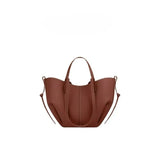 Large Capacity Bucket Handbag – Travel Shopping Shoulder Bag with Detachable Inner Pouch