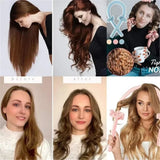 Silk Heatless Curling Headband – No-Heat Overnight Hair Rollers for Effortless Waves