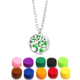 Spiral Flower Essential Oil Diffuser Necklace – 361L Stainless Steel Aromatherapy Pendant (0.47 inch)