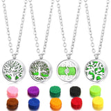 Spiral Flower Essential Oil Diffuser Necklace – 361L Stainless Steel Aromatherapy Pendant (0.47 inch)