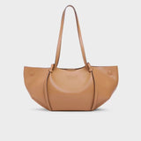 Women’s Luxury Top Handle Tote Bag – Solid Color Shoulder Handbag with Matching Small Wallet