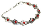 Hamsa Hands & Vibrant Bead Bracelet - The Trendy Accessories Store