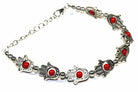 Hamsa Hands & Vibrant Bead Bracelet - The Trendy Accessories Store