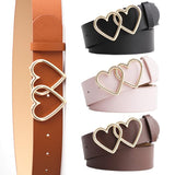 Hearts Design Buckle Belt - The Trendy Accessories Store
