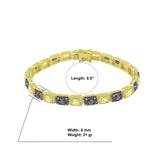 FOXY 6MM SQUARE TENNIS BRACELET I 9622226 - The Trendy Accessories Store