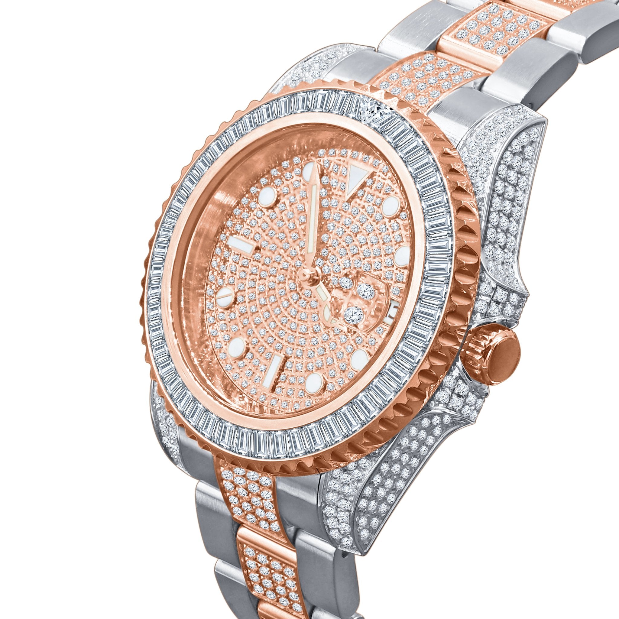 HURRICANE STAINLESS STEEL WATCH WITH ROSE GOLD PLATED | 5303818 - The Trendy Accessories Store
