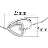 3W715 Rhodium Brass Bracelet with AAA Grade CZ in - The Trendy Accessories Store