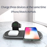 15W 3 In 1 Fast Wireless Charger For iWatch, AirPords and Iphone,