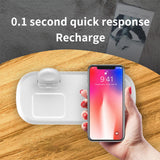 15W 3 In 1 Fast Wireless Charger For iWatch, AirPords and Iphone,
