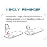 15W 3 In 1 Fast Wireless Charger For iWatch, AirPords and Iphone,