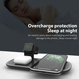 15W 3 In 1 Fast Wireless Charger For iWatch, AirPords and Iphone,