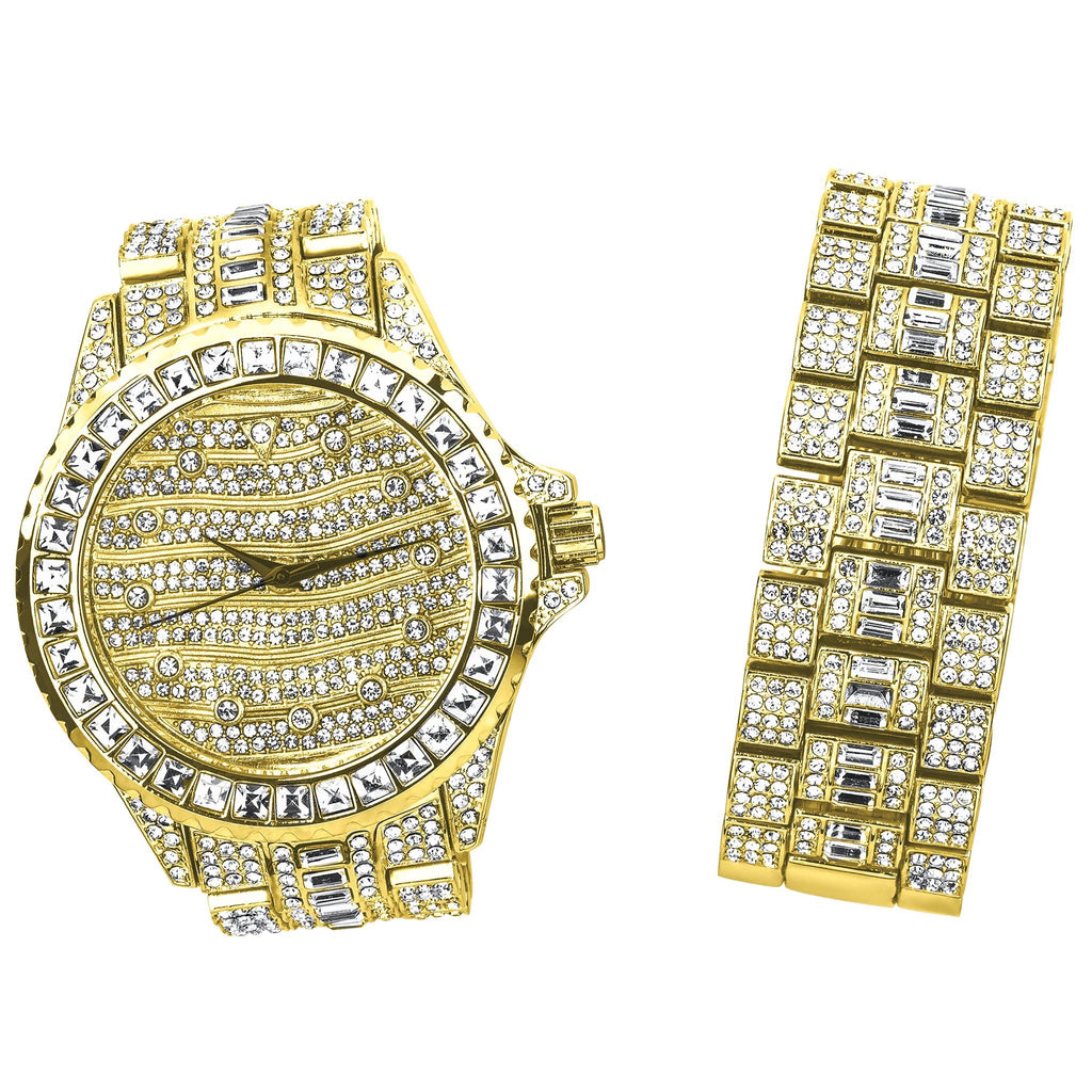MONARCH Bling Master Watch Set | 530112 - The Trendy Accessories Store