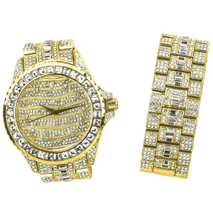 MONARCH Bling Master Watch Set | 530112 - The Trendy Accessories Store