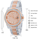 HURRICANE STAINLESS STEEL WATCH WITH ROSE GOLD PLATED | 5303818 - The Trendy Accessories Store
