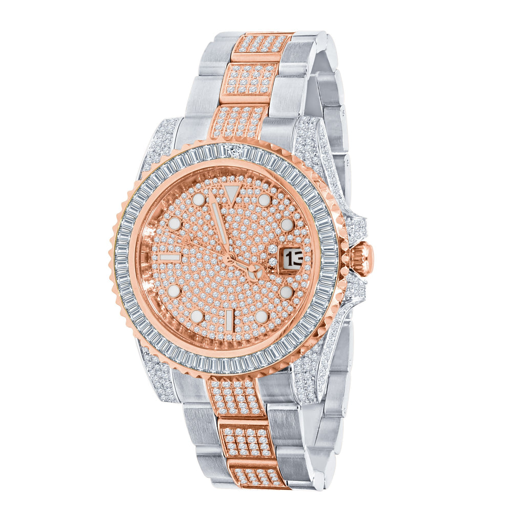 HURRICANE STAINLESS STEEL WATCH WITH ROSE GOLD PLATED | 5303818 - The Trendy Accessories Store