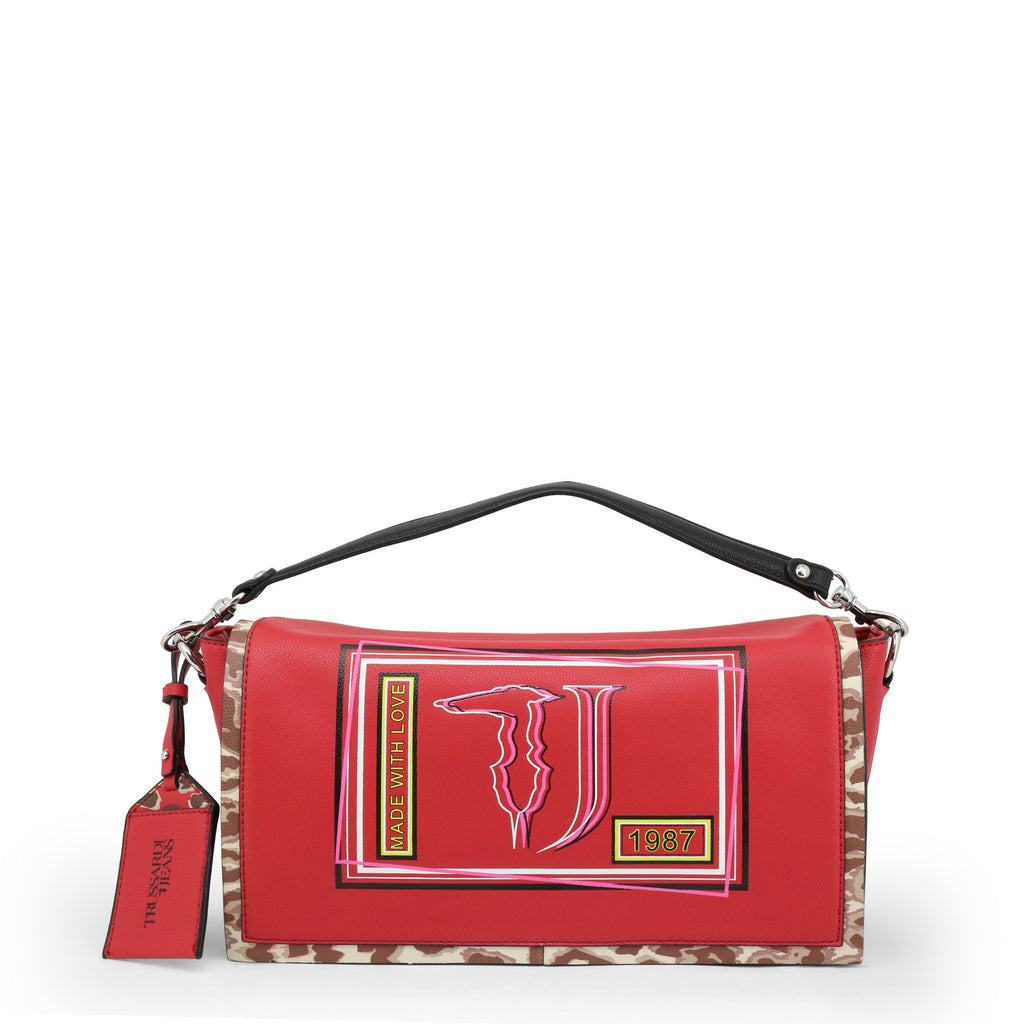 Red Trussardi Classic Leather Handbag