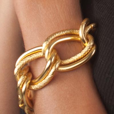 Zoë Chicco 14k Gold Heart & Double Link Chain Bracelet – ZOË CHICCO