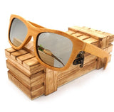 100% Natural Bamboo Wooden Sunglasses - The Trendy Accessories Store