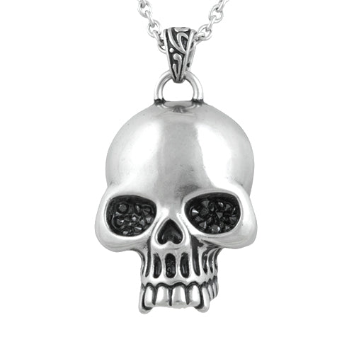 skull glimmer necklace - The Trendy Accessories Store