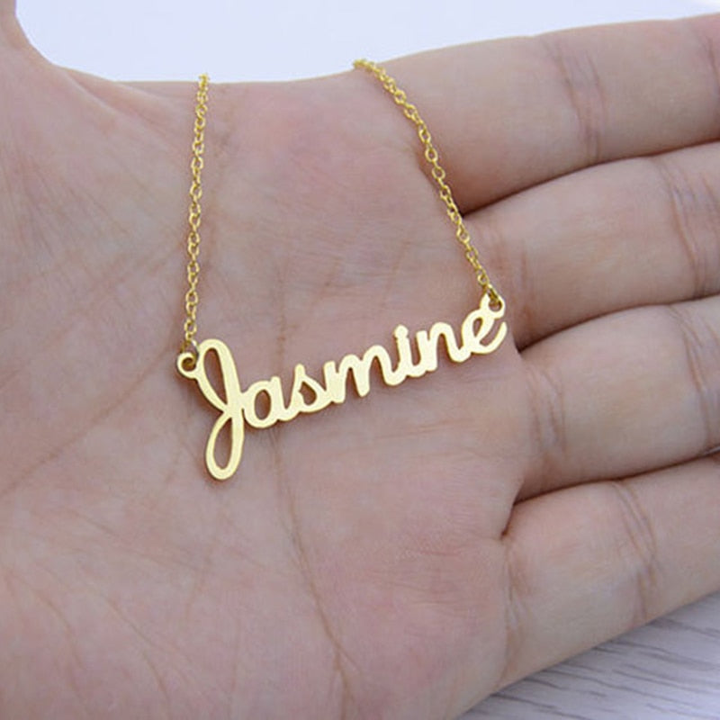 Custom Name Necklace Personalized Actual - The Trendy Accessories Store