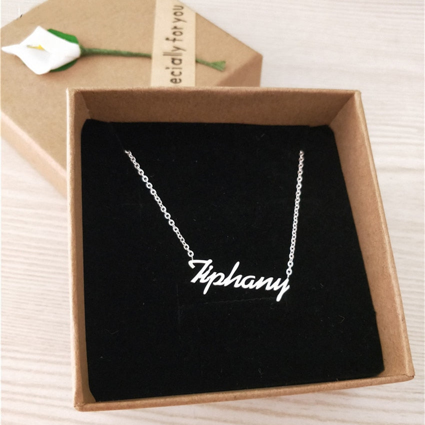 Custom Name Necklace Personalized Actual - The Trendy Accessories Store