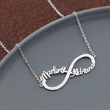 Customized Infinity Name Necklace Personalized - The Trendy Accessories Store
