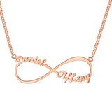 Customized Infinity Name Necklace Personalized - The Trendy Accessories Store