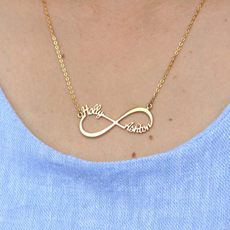 Customized Infinity Name Necklace Personalized - The Trendy Accessories Store