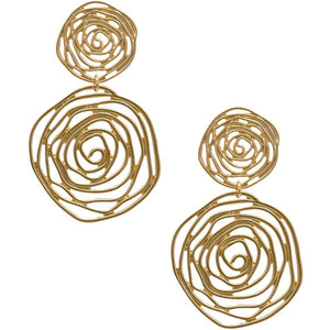 Floral Statement Earring - The Trendy Accessories Store