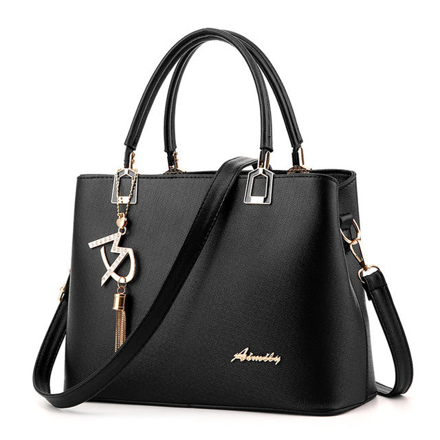 Fashion  Luxury Leather Handbag - The Trendy Accessories Store
