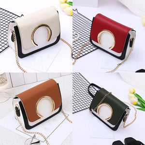 Fashion Women's handbag with Round Patchwork