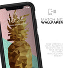 Geometric Summer Pineapple Skin Kit for the iPhone Cases - The Trendy Accessories Store