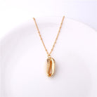 Classic Gold Plated Shell Necklaces and Pendants - The Trendy Accessories Store