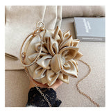 Happy Souls Floral Clutch Handbag  With Crystal Decoration