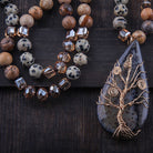 Precious Natural Glass/Stone Crystal Necklace - The Trendy Accessories Store