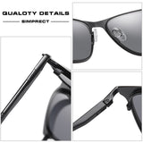 Square Ultra Simple Polarized Sunglasses For Men