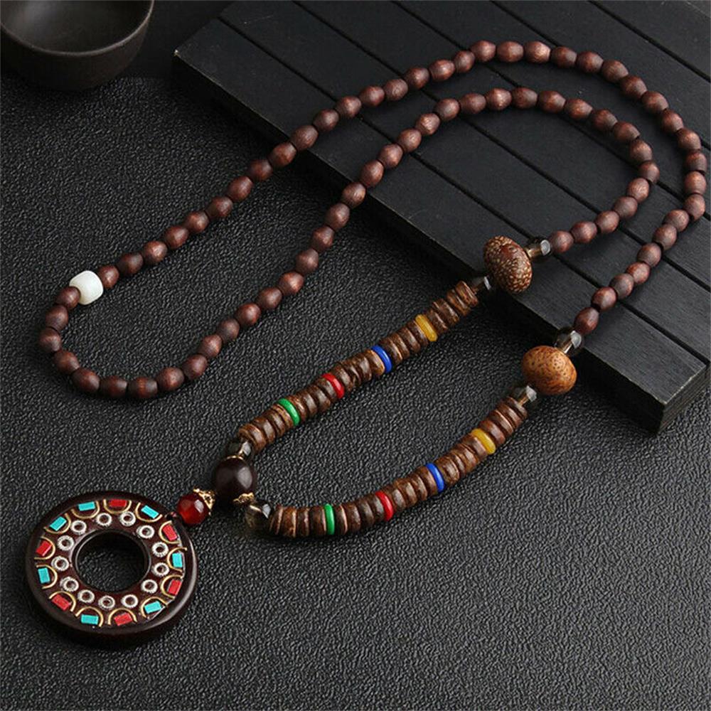 Handmade Vintage Beads Pendant & Necklace - The Trendy Accessories Store