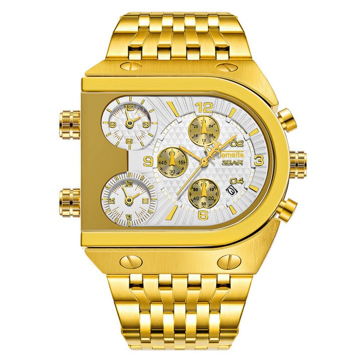 Luxury Golden Quartz Men's Watches