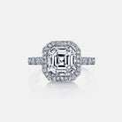Asscher Cut Austrian Engagement Rings - The Trendy Accessories Store