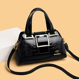Luxury Pattern Leather Crossbody Shoulder Bag