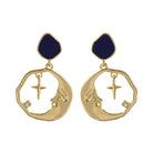 Vintage Drop Earring Inspired by Star Moon - The Trendy Accessories Store