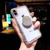 Sparkly Crystal Clear and Soft iphone Case - The Trendy Accessories Store