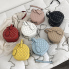 Round Rivet Fashion Chain PU Leather Bag - The Trendy Accessories Store